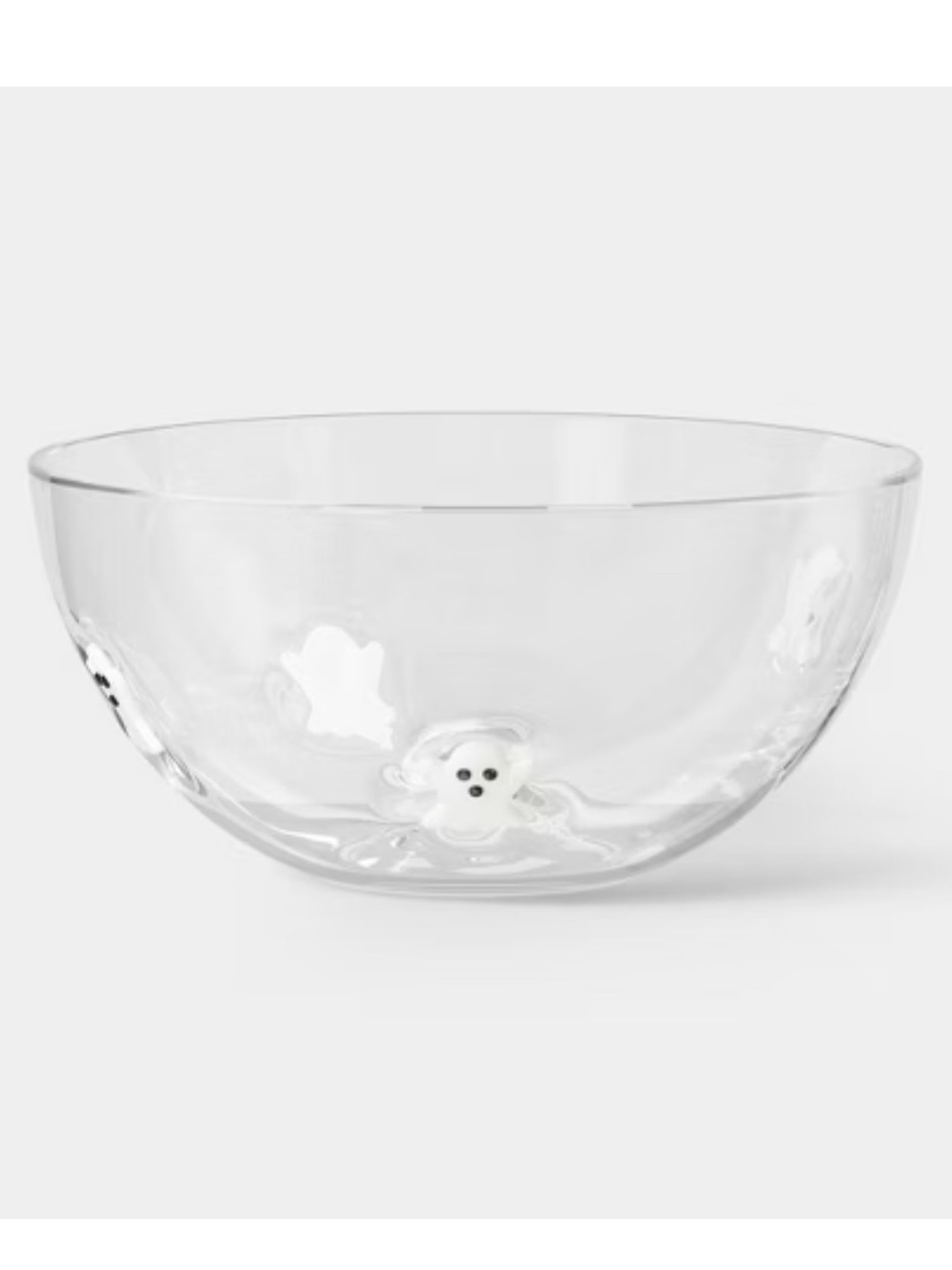 22.6 fl oz Halloween Ghosts Glass Icon Serving Bowl - Hyde and EEK! Boutique